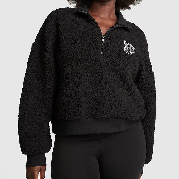 PINK Fleece Pullover - Picture 2 of 9